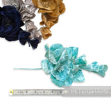 'Josie' Large 20cm Velvet & Organza Millinery Flower Hat Mount
