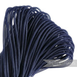 Petershams Millinery Supplies navy blue 4mm tube crinoline, a mesh-like trim for hat making and embellishments.