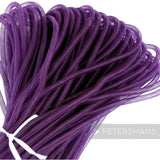 Petershams purple 6mm tube millinery crin, a slightly sheer mesh trim for hat making and embellishments.