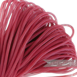 Petershams Millinery Supplies 4mm tube crinoline in a deep raspberry pink, ideal for hat making and trims.