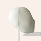 Petershams Millinery Supplies cream ribbon-wrapped metal headband, 3.5mm wide, ideal for fascinators and hats.
