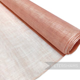 Petershams Millinery Supplies rose pink sinamay fabric, ideal for hat making and fascinators. Lightweight and mouldable.