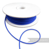Petershams Millinery Supplies royal blue 2.5mm tubular crinoline cord with central thread for gathering.