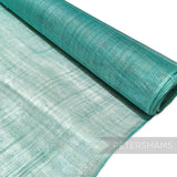 Petershams Millinery Supplies teal sinamay fabric, 1/2 metre length, ideal for hat making and fascinators.