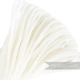 Petershams white 4mm tube millinery crin netting, ideal for hat making and trims.