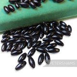 Vintage 1960/70's 13x5mm Smooth Oval Beads - 72 Pieces