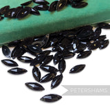 Vintage 1960/70's 18x8mm Flatback Marquise Beads - 72 Pieces