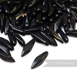 Vintage 1960/70's 15x5mm Glass Arrowhead Beads - Approx. 72 Pieces