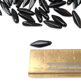 Vintage 1960/70's 15x5mm Glass Arrowhead Beads - Approx. 72 Pieces