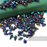 Vintage 1960/70's 9x6mm Faceted Teardrop Bead - Approx. 144 Beads