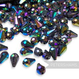 Vintage 1960/70's 9x6mm Faceted Teardrop Bead - Approx. 144 Beads