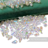 Vintage 1960/70's 9x6mm Faceted Teardrop Bead - Approx. 144 Beads