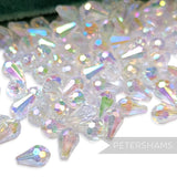 Vintage 1960/70's 9x6mm Faceted Teardrop Bead - Approx. 144 Beads