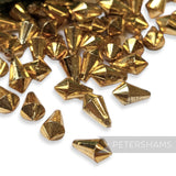 Vintage 1960/70's 12x7mm Faceted Pointed Teardrop Bead - Approx. 72 Beads