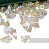 Vintage 1960/70's 12x7mm Faceted Pointed Teardrop Bead - Approx. 72 Beads