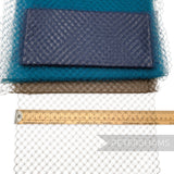 'Giulia' 1940s/50s Diamond Pattern Vintage French Net Millinery Veiling - 1m