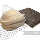 'Giulia' 1940s/50s Diamond Pattern Vintage French Net Millinery Veiling - 1m