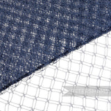 'Giulia' 1940s/50s Diamond Pattern Vintage French Net Millinery Veiling - 1m