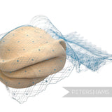 Marley Vintage 1940s/50s Deep Turquoise French Veiling - 1m