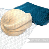 'Sophia' 1940s/50s Vintage French Net Millinery Veiling - 1m