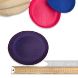 *One-Off* Satin Faced Oval Sinamay Hat Base
