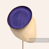 *One-Off* Satin Faced Oval Sinamay Hat Base