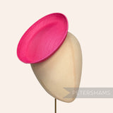 *One-Off* Satin Faced Oval Sinamay Hat Base