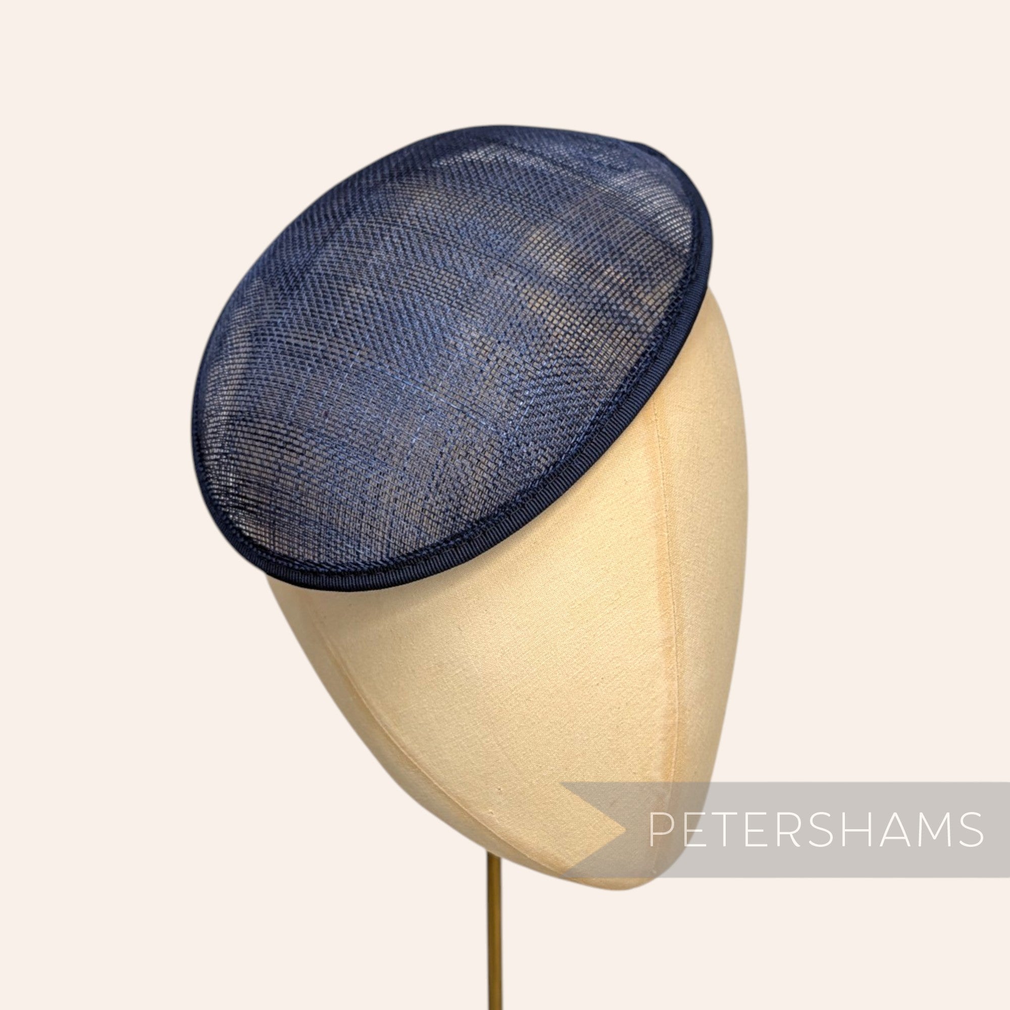 *One-Off* Plump Wide Oval Sinamay Hat Base