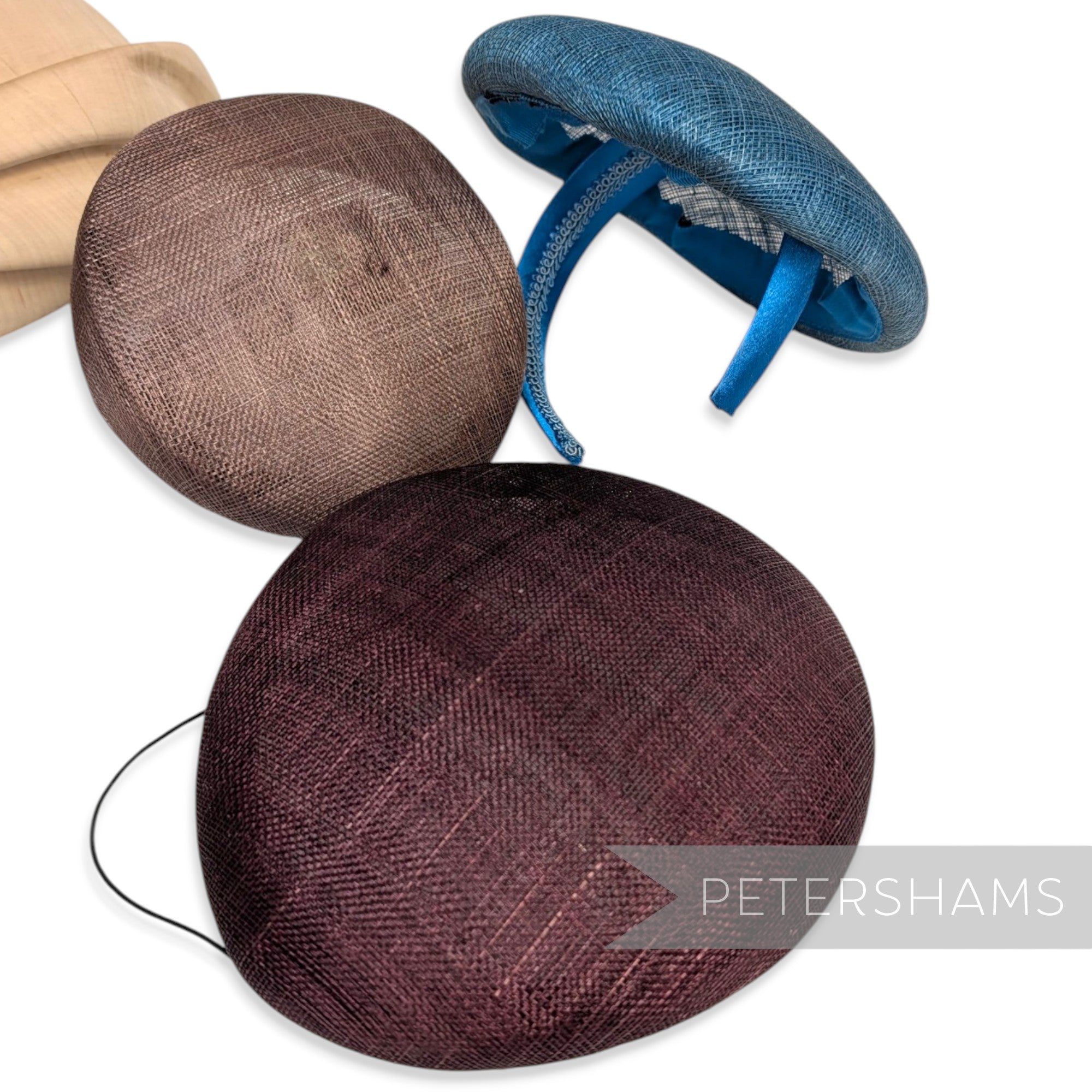 *One-off* Set of 3 Perching Sinamay Hat Base Bundle