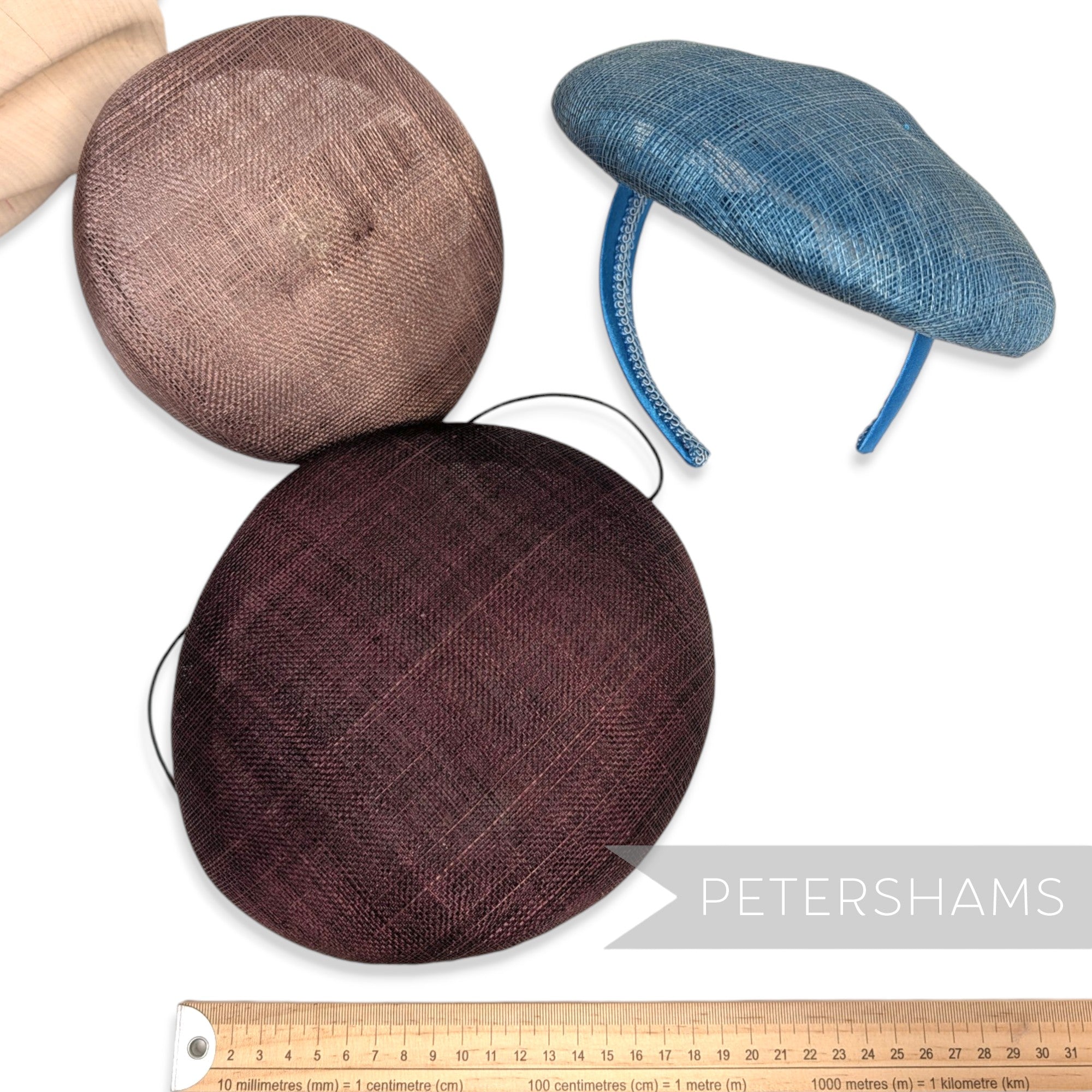 *One-off* Set of 3 Perching Sinamay Hat Base Bundle