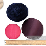 *One-off* Set of 3 Satin & Velvet Covered Sinamay Hat Base Bundle