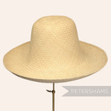 Plain Weave Vintage Ecuador Panama Straw Capeline Hat Body - 11.5"