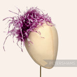 *One-Off* Stripe Effect Strung Ostrich Fringe - 10cm