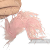 *One-Off* Strung Ostrich Fringe - 10cm