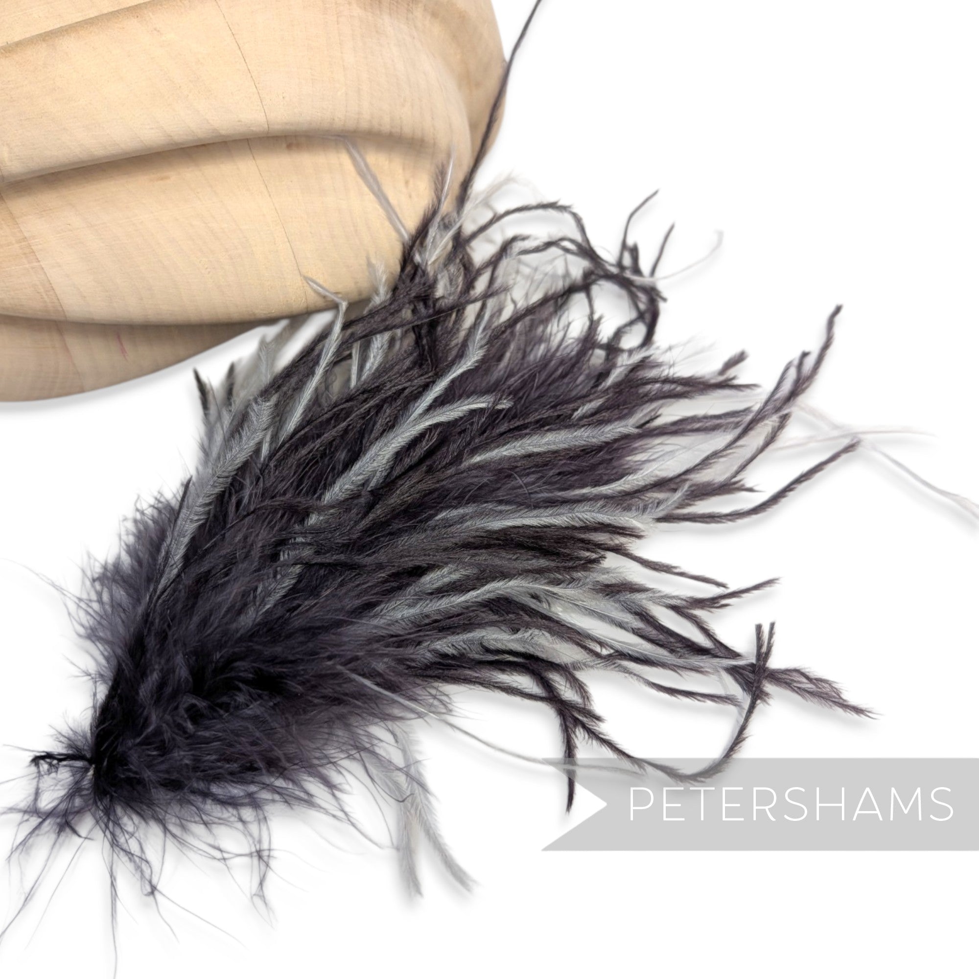 *One-Off* Strung Ostrich Fringe - 10cm