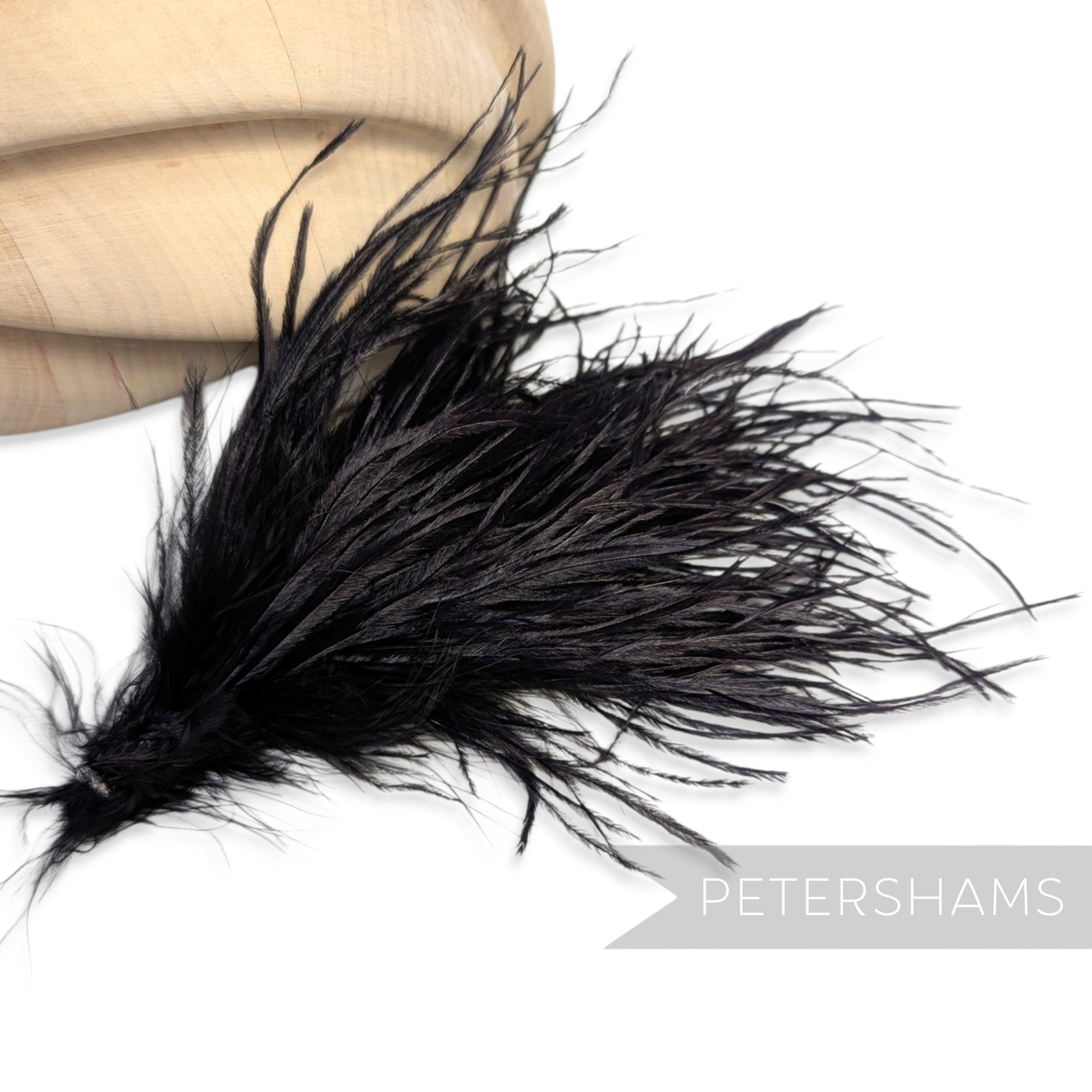 *One-Off* Strung Ostrich Fringe - 10cm