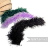 *One-Off* Strung Marabou Feather Fringe - 25cm