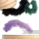 *One-Off* Strung Marabou Feather Fringe - 25cm