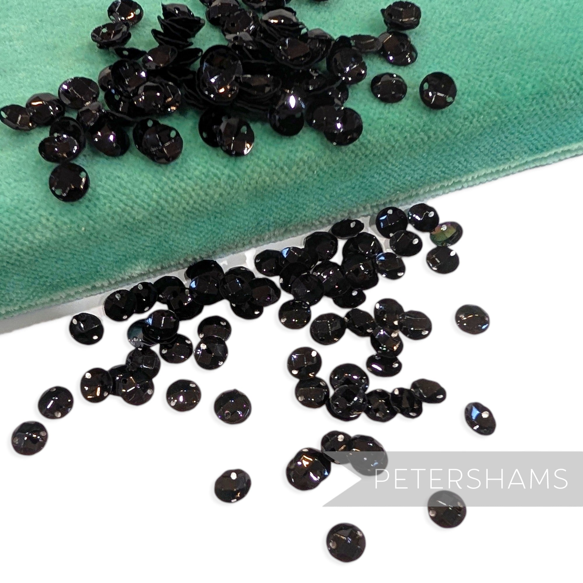 Vintage French 1940/50s 'Paillettes Au Coq' Sequins - 6mm Disco Domes