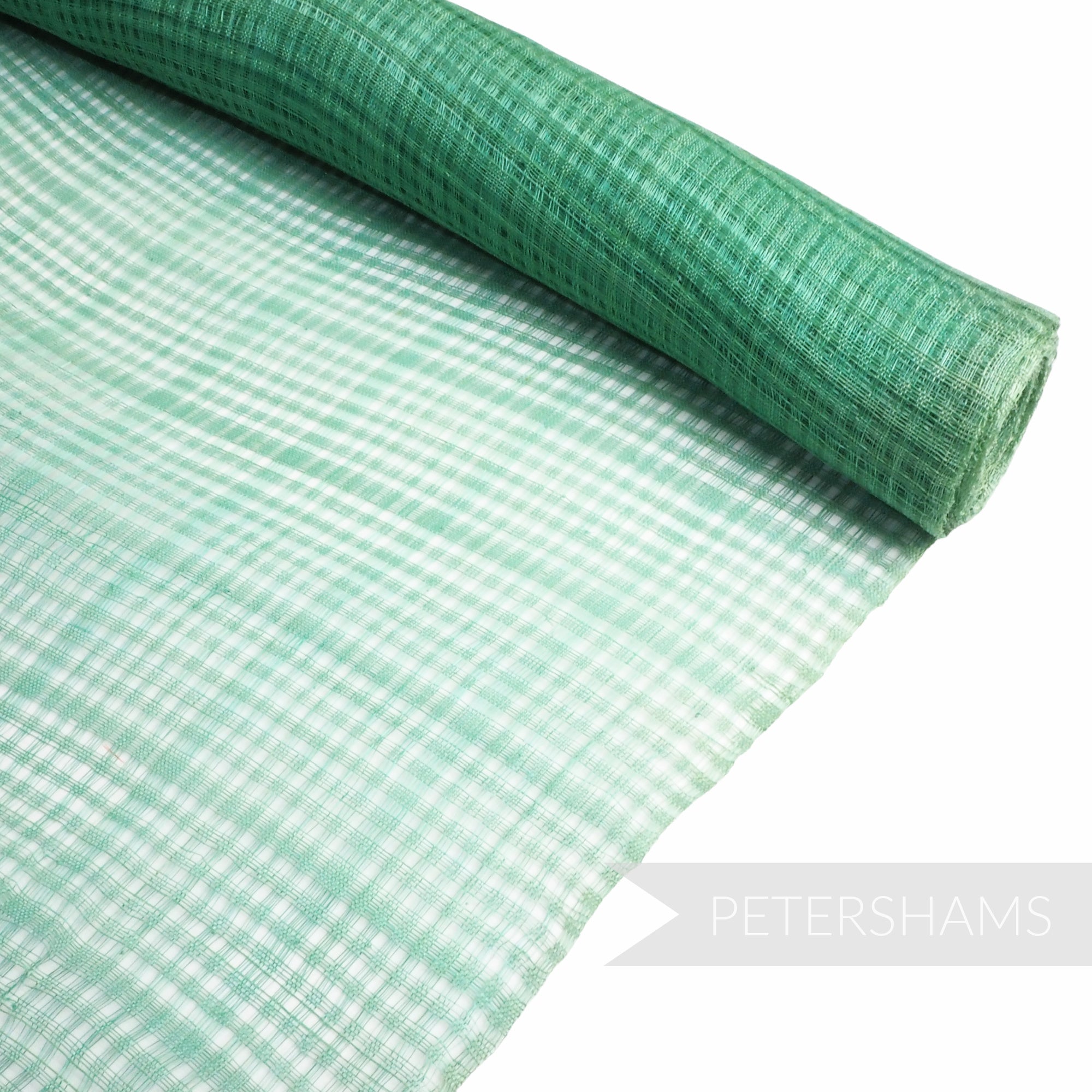 Vintage Grid Lattice Sinamay Abaca Fabric - 1/2m