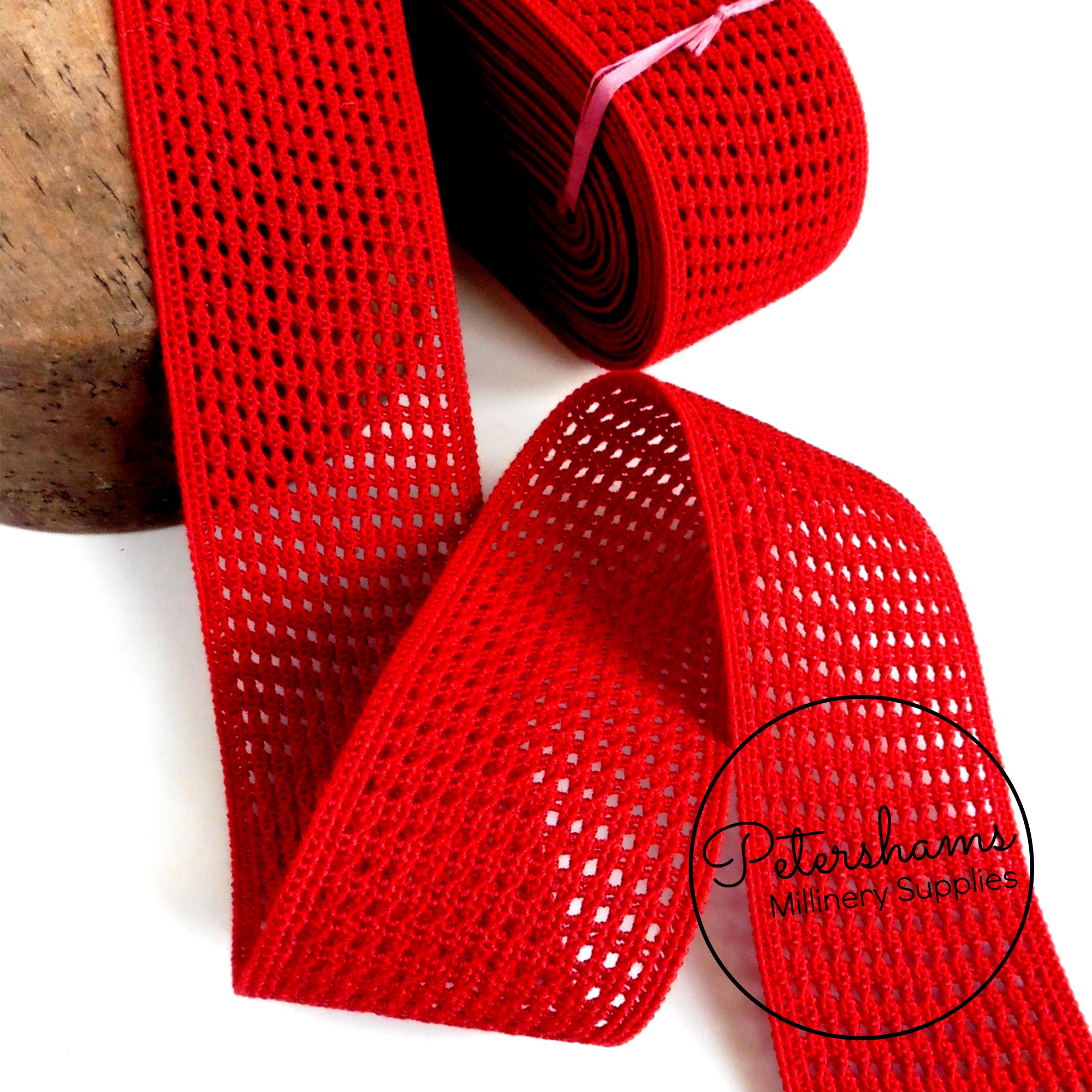 6cm Wide Vintage Elasticated Woven Belting - 1m