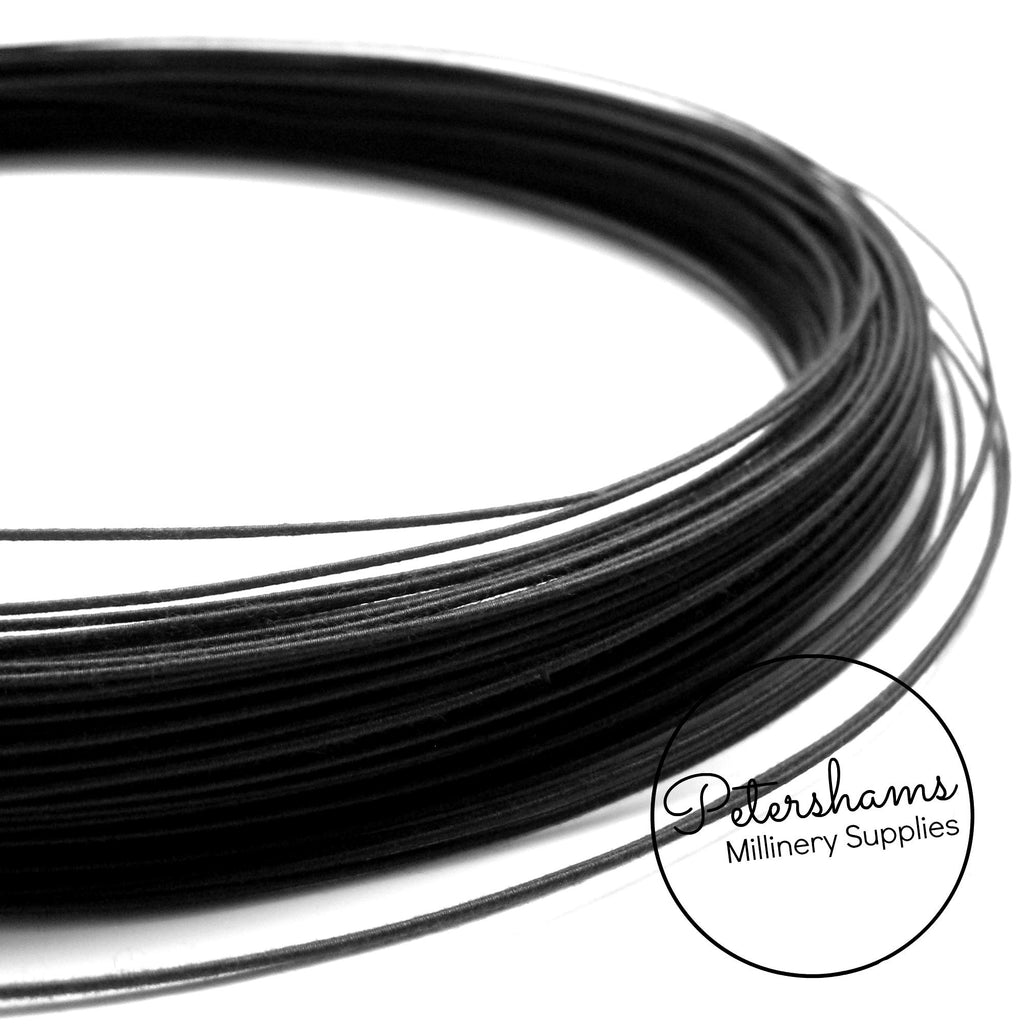 millinery wire - cotton covered - hard / firm 1.25mm diameter 10m | UK millinery wire - cotton covered - hard / firm 1.25mm diameter 10m | UK