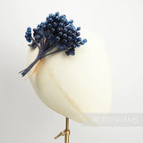 'Quinn' Vintage 1940's German Glass Currant Berry Millinery Hat Mount