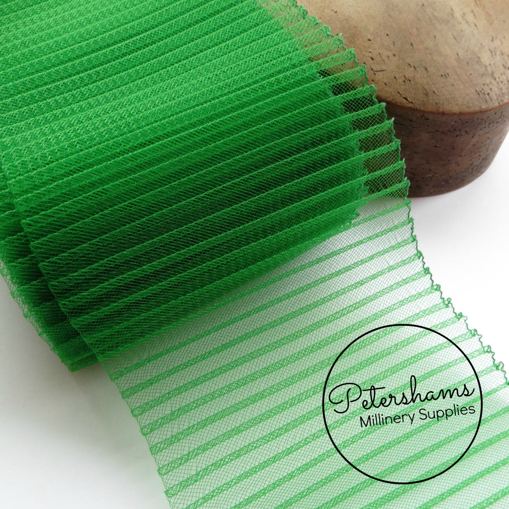 15cm (6 inch) Wide Pleated Crinoline - 1m – Petershams Millinery Supplies
