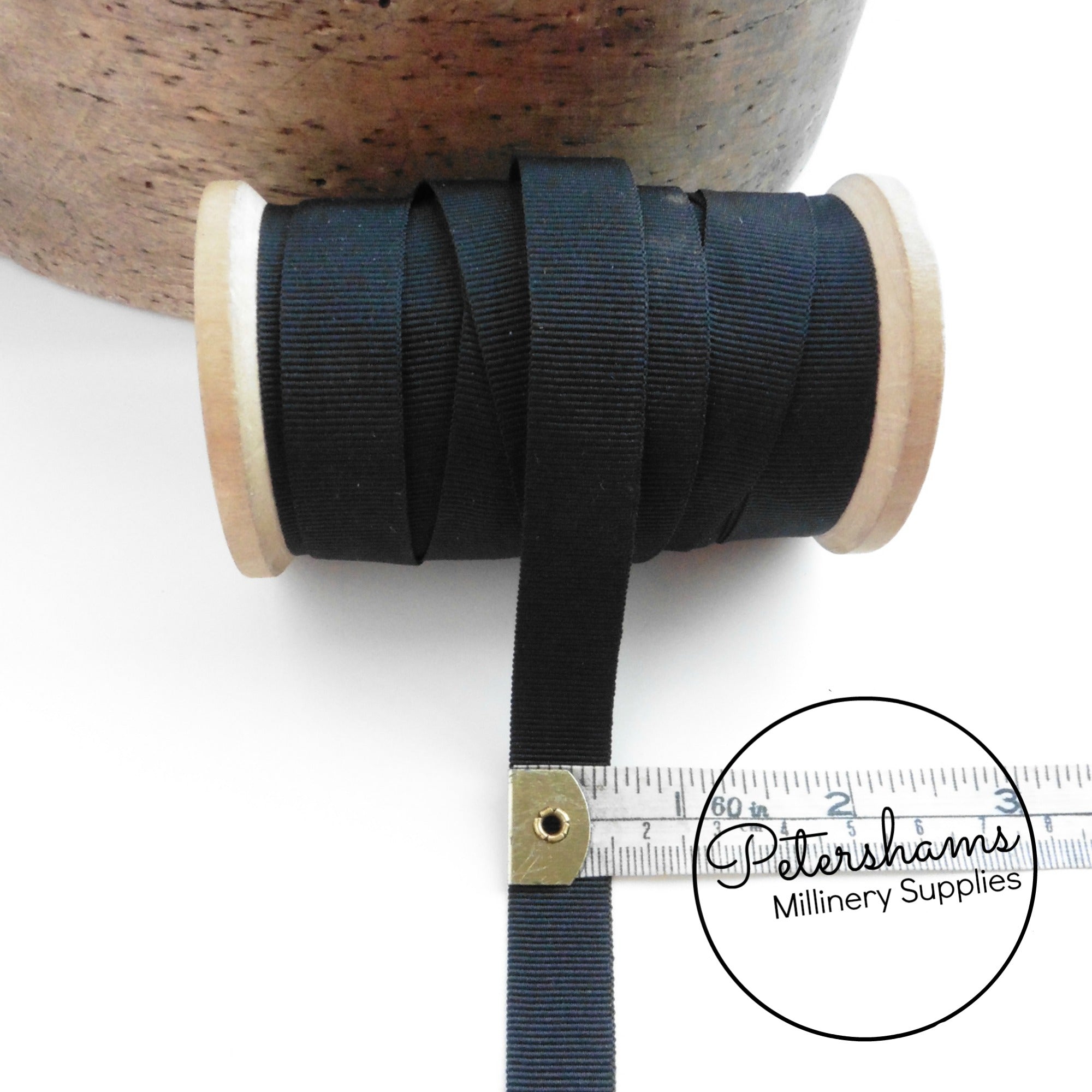15mm Wide Grosgrain Ribbon - 1m – Petershams Millinery Supplies