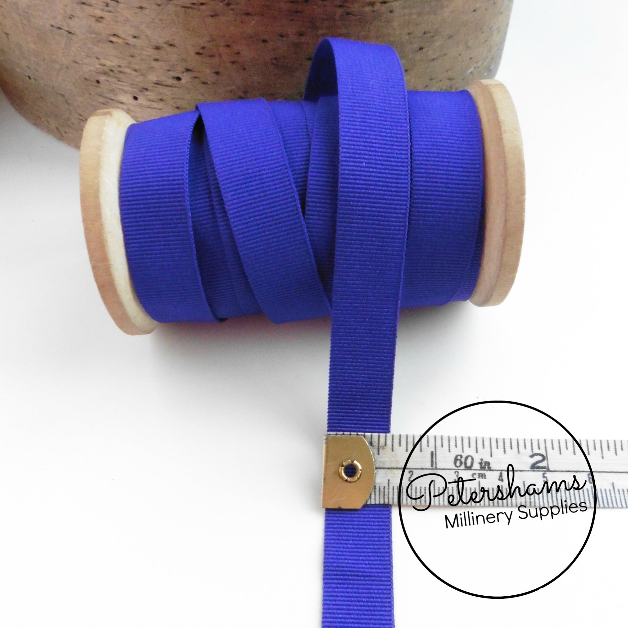 15mm Wide Grosgrain Ribbon - 1m – Petershams Millinery Supplies