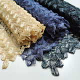 Scallop Weave Sinamay Abaca Fabric Sheet - 1m