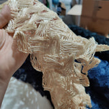 Scallop Weave Sinamay Abaca Fabric Sheet - 1m