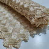 Scallop Weave Sinamay Abaca Fabric Sheet - 1m