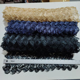 Scallop Weave Sinamay Abaca Fabric Sheet - 1m